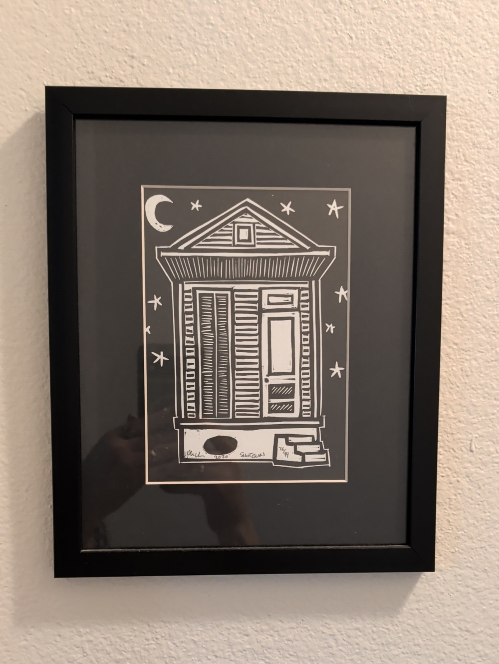 New Orleans Shotgun House Frames Artwork